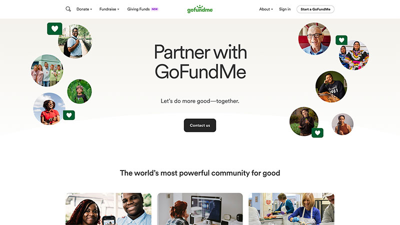 GoFundMe Partnerships